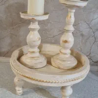 رایزر و شمعدان چوبی|سرویس روتختی|بندر انزلی, نوغان|دیوار