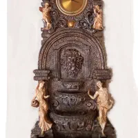 آبنما ساعت بزرگ دکوری