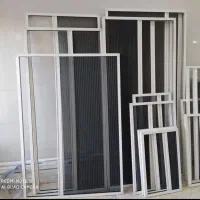 تولید توری درب پنجره دوجداره  پی وی سی بدون واسطه