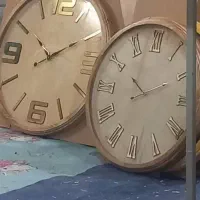 ساعت دیواری تمام چوب در سایزهای ۵۵و۶۵و۷۵و۸۵