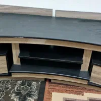 زیر تلویزیونی هایگلس تروتمیز با سایز متغیر