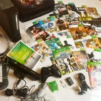 ایکس باکس 360 دو عدد دسته فول تمام درجه یک