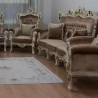 مبل سلطنتی ۸ نفره با نهارخوری ۴ نفره