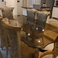 مبل سلطنتی ۹ نفره و میز نهار خوری هشت نفره|مبلمان خانگی و میز عسلی|ملارد, |دیوار