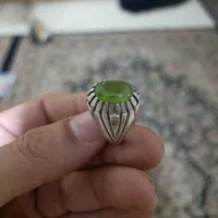 انگشتر نقره زبرجد|جواهرات|سنقر, |دیوار