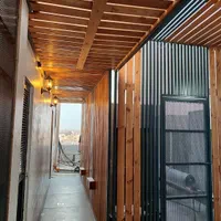 چوب ترمو-ترموود تایل|عمده‌فروشی|شیراز, ترمینال باربری|دیوار