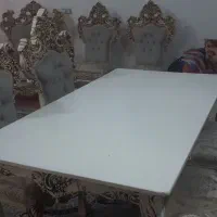 میز نهارخوری ۴ نفره کاملا نو و استفاده نشده تمیز|میز و صندلی غذاخوری|زابل, |دیوار