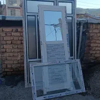 2 درب 3پنجره آلومنیوم دو پنجره و pvc 3پنجره قابی