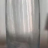 گلدان شیشه ای.خمره ای.طول ۵۰سانتی متر.
