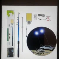 چراغ کمپینگ. لنسر . LED . چراغ قوه مسافرتی .