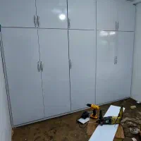 کمد دیواری ام دی اف فقط ۴ت متری نصاب کابینت|خدمات پیشه و مهارت|تالش, هشتپر|دیوار