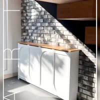 کاور ژوفاژ قسطی|کتابخانه، شلف، قفسه‌های دیواری|رشت, فرزانه|دیوار