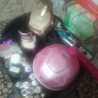 وسایل کاشت ناخن با لاک های ژلیش نوتمام وسایل کامل