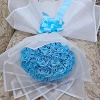 سفارش دسته گل روبانی دست ساز