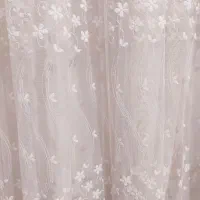 پرده توری سفیدبااستر|پرده، رانر، رومیزی|رامشیر, |دیوار