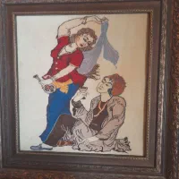 تابلو فرش دستبافت اصفهان