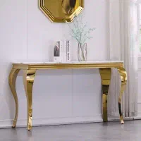 میز کنسول استیل ۳۰۴  مدل سم آهویی