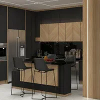 کابینت آشپزخانه/مشکی و چوب/مات/۷روزه/|مصالح و تجهیزات ساختمان|تهران, پاسداران|دیوار
