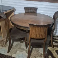 میز ناهارخوری ۴نفره باچوب راش