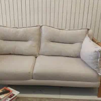 مبلمان ۸ نفره چوبی کلاسیک کوسن دار کاملا نو