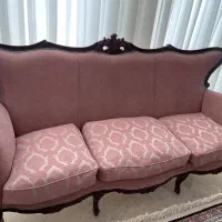 مبل نه نفره و ناهار خوری هشت نفره چوب گردو|مبلمان خانگی و میز عسلی|لواسان, |دیوار