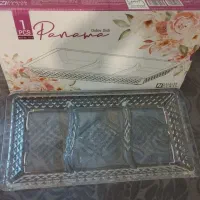 حراجستون ظرف شیشه ای سه قسمتی