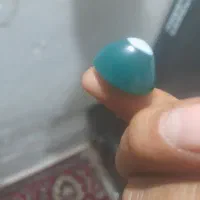 نگین عقیق سبز یشم کله قندی بزرگ