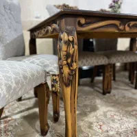 میز نهارخوری ۶ نفر چوبی|میز و صندلی غذاخوری|کرج, حصارک پایین|دیوار
