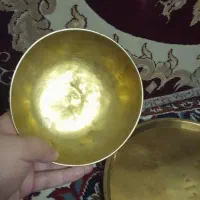 کاسه برنجی سنگین و قدیمی