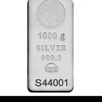 شمش یک کیلویی نقره ندیر