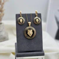 نیم ست نقره ورساچ عیار۹۲۵کد04687نقره سازی رضازاده|بدلیجات|تبریز, |دیوار