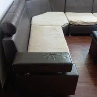 مبل میز وسط چوب پرده|مبلمان خانگی و میز عسلی|خرم‌آباد, |دیوار