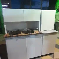 سری اماده ۳متری ورق ۶ با سینک و سنگ و سبد نو