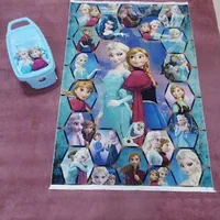 فرش فروزن FROZEN همراه باکس اسباب بازی|فرش|قم, هنرستان|دیوار