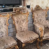 مبل سلطنتی 9 نفره|مبلمان خانگی و میز عسلی|الیگودرز, |دیوار