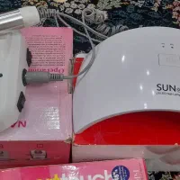 وسایل کاشت ناخن یووی و سوهان برقی|آرایشی، بهداشتی، درمانی|قرچک, شهرک گلها|دیوار