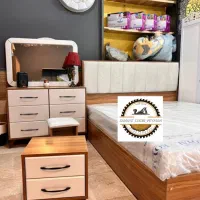 سرویس خواب تک نفره تخت خواب دونفره کمدلباس ، آرایش