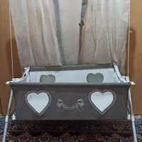 گهواره نوزادی در حد نو کاملا سالم و تمیز