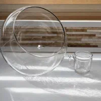 تنگ شیشه ای مناسب دکور مغازه،سفره هفت سین،تراریوم