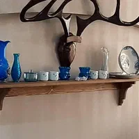 شلف کلاسیک، شلف چوبی، تمام چوب روسی،طبقه کتابخانه|کتابخانه، شلف، قفسه‌های دیواری|مشهد, امیریه|دیوار