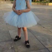 لباس عروس شیک پرنسسی آبی آسمانی ۲ ساله|کفش و لباس بچه|خاوران, |دیوار