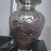 گلدان نقره قدیمی  ۳۸۰ گرم وسماور روس