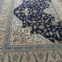 فرش 12متری ماشینی سرمه ای|فرش|رودهن, |دیوار