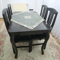 میز و صندلی ناهارخوری ۴ نفره|میز و صندلی غذاخوری|قائم‌شهر, |دیوار