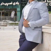 کت شلوار مردانه سایز ۵۲ با جلیقه
