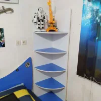 میز کامپیوتر و جا کتابی