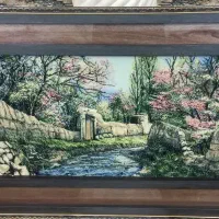 تابلو فرش منظره|تابلو فرش|قم, باجک سه|دیوار