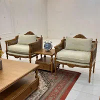 انواع مبل کاجی حصیری ترند و به روز|مبلمان خانگی و میز عسلی|قزوین, |دیوار