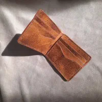 کیف پول چرم/هدیه روز مرد/کیف پول جیبی