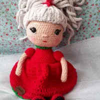 عروسک دختر بافتنی زربانو|اسباب‌بازی بچه|ورامین, ورامین|دیوار